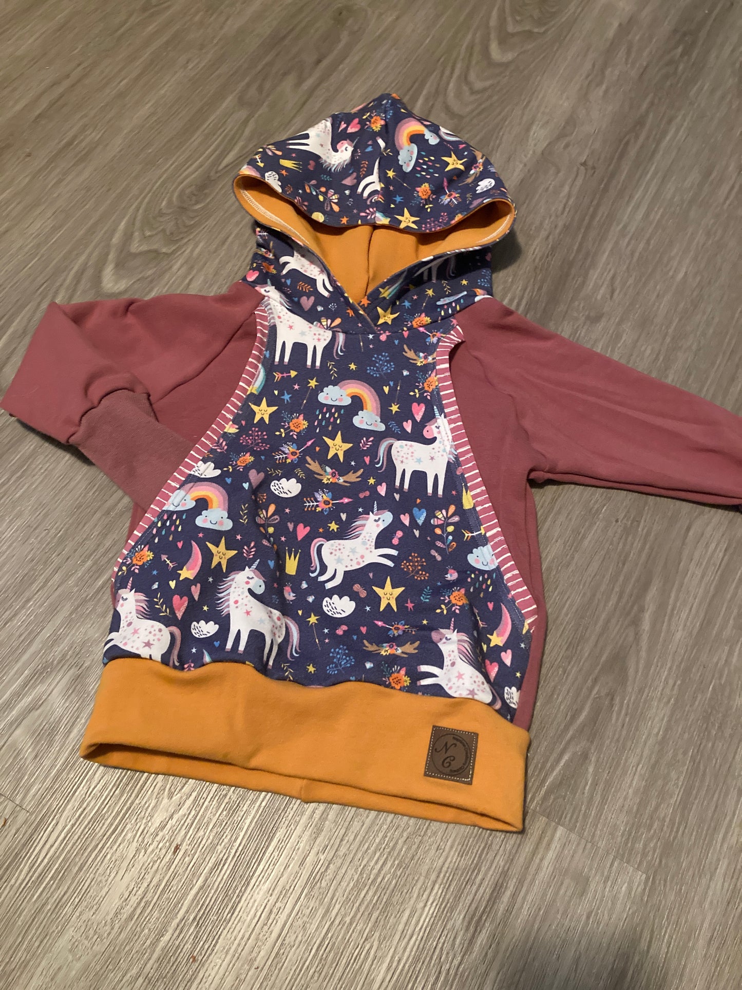 Grow with Me Unicorn Hoodie