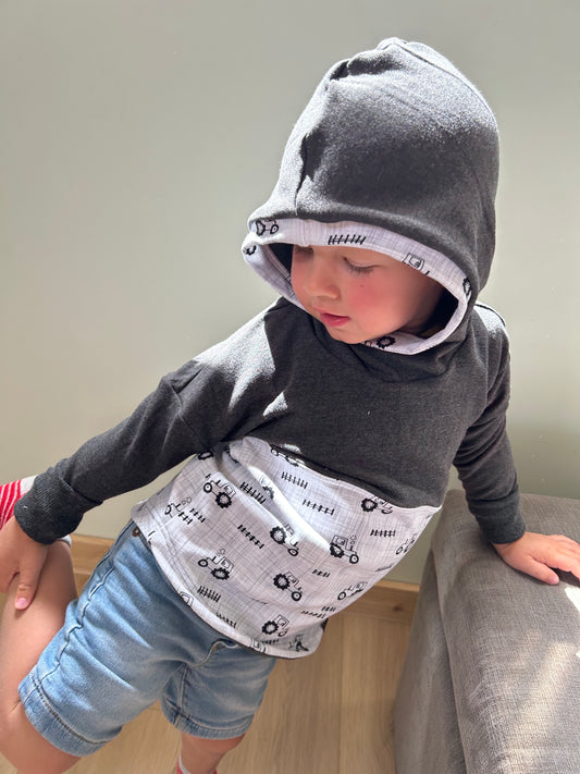 Grow With Me Tractor Hoodie