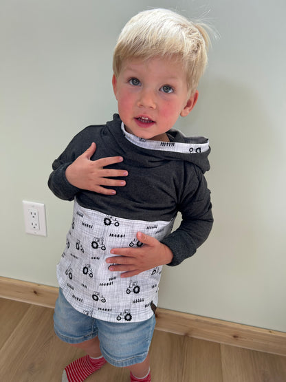 Grow With Me Tractor Hoodie