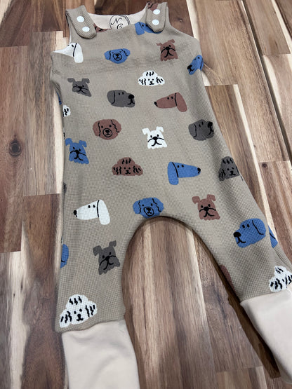 dogs grow with me romper