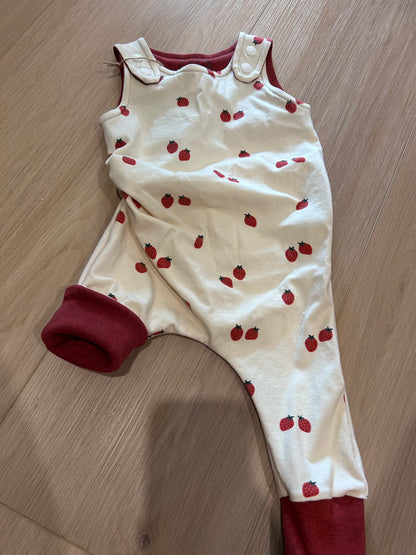 strawberry grow with me romper