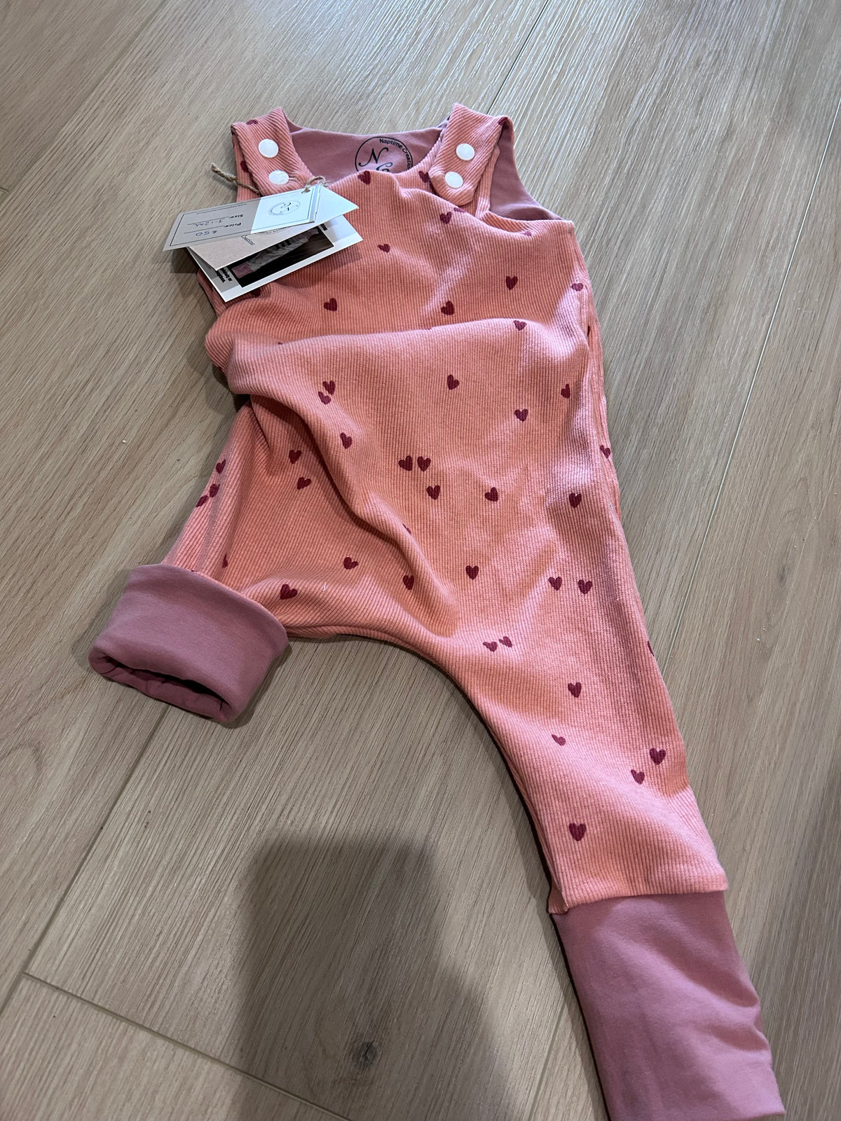 hearts grow with me romper