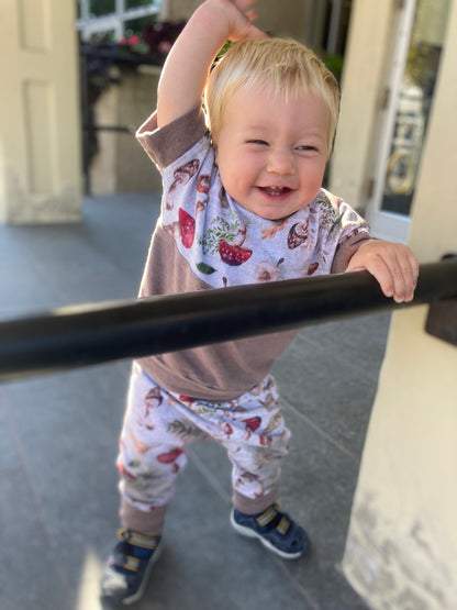 Grow with me mushroom dolman t-shirt