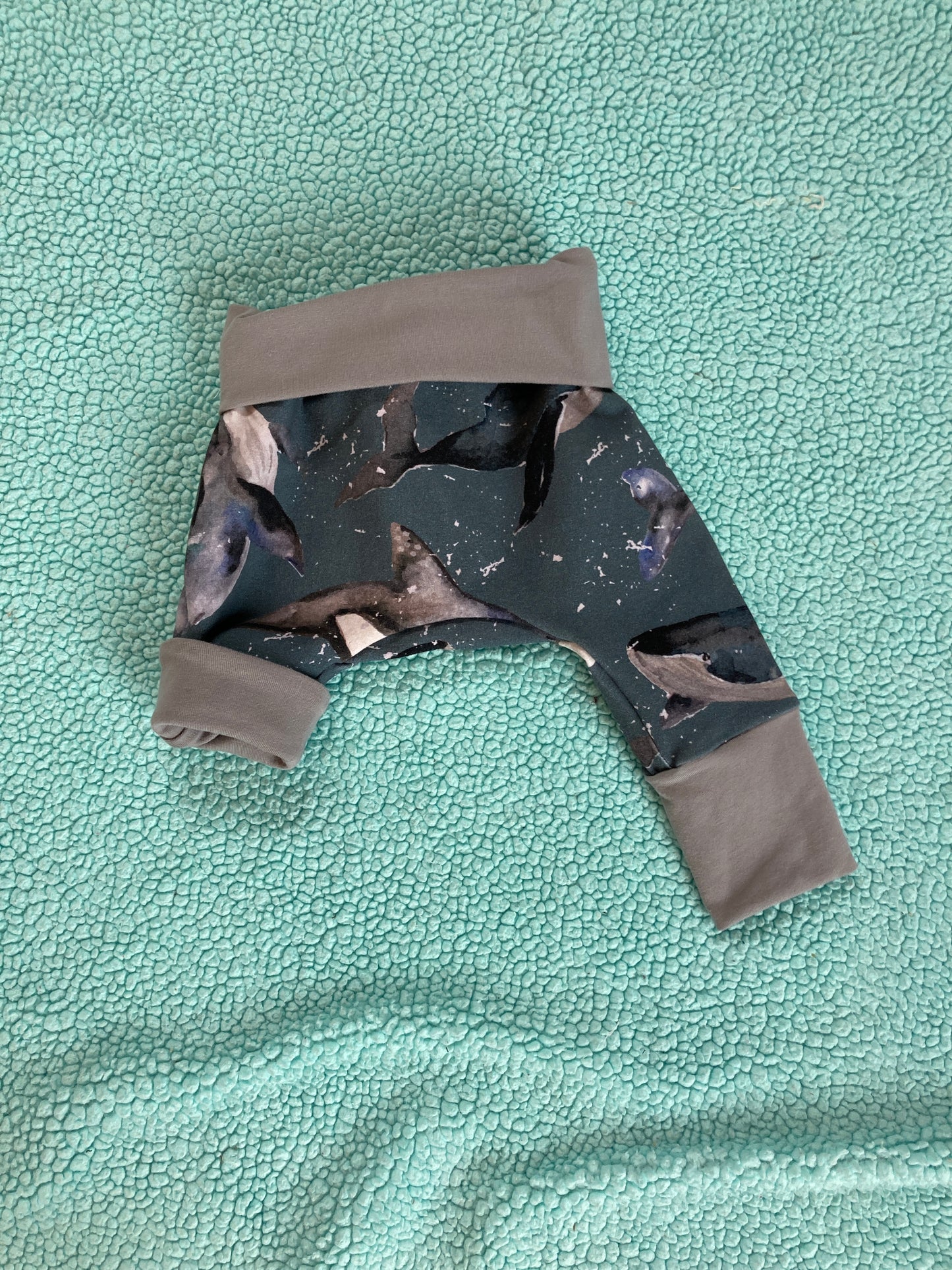 Whale Grow with me pants