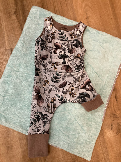 Mushroom grow with me romper