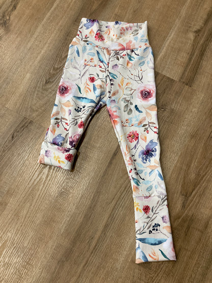 Floral grow with me joggers to leggings