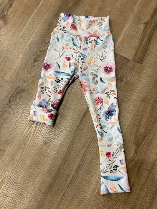 Floral grow with me joggers to leggings