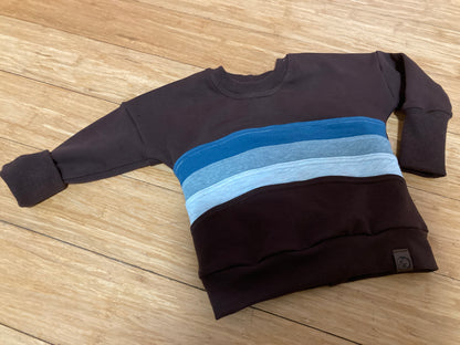 Grow with me rainbow dolman pullover