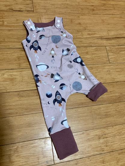 To the moon grow with me romper