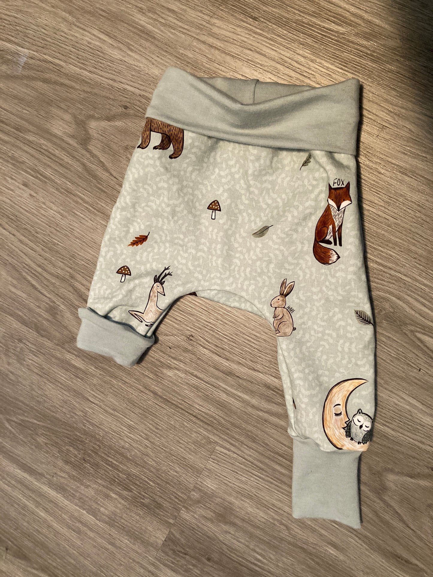 Sleepy Woodland Grow with me pants