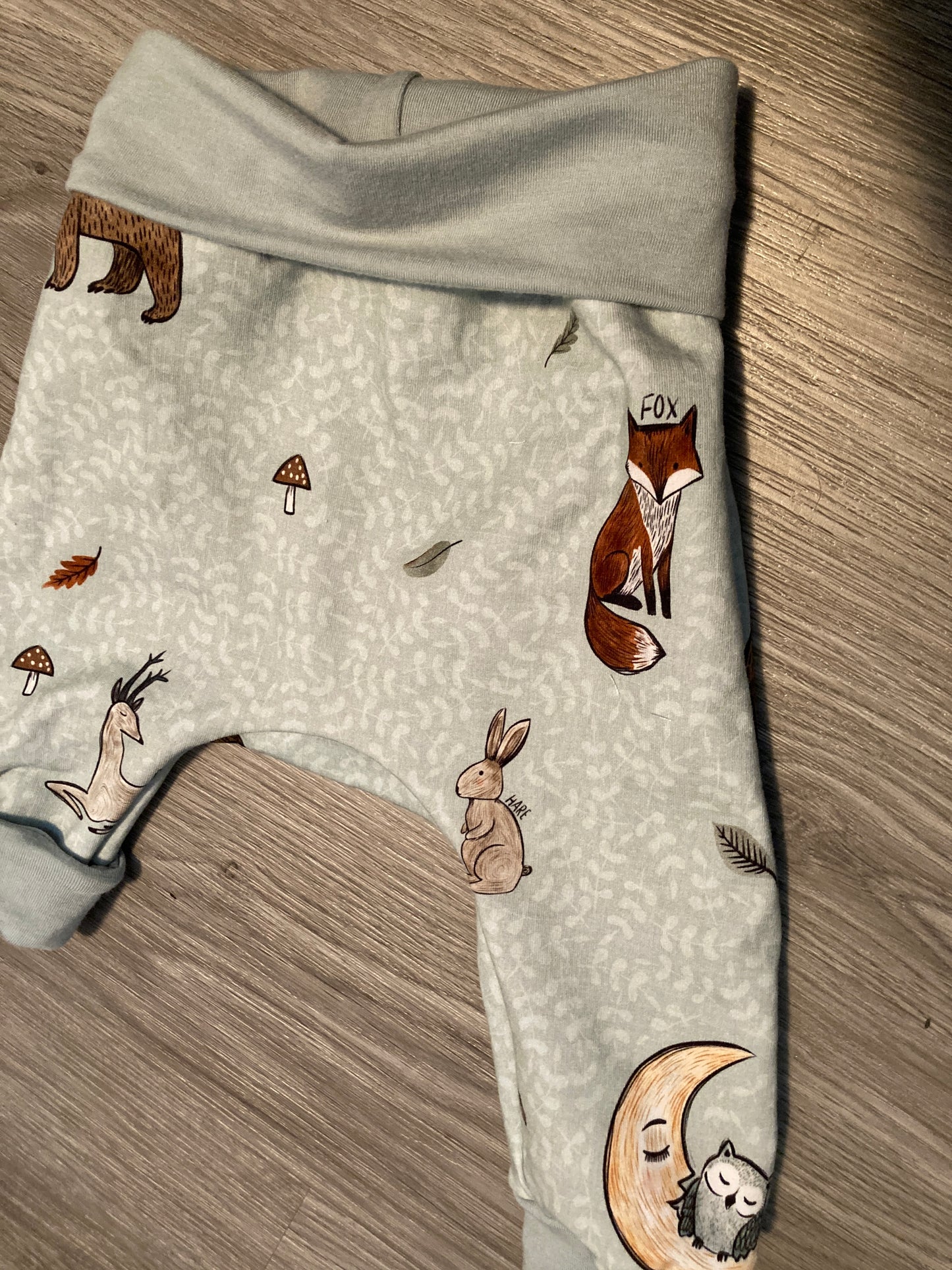 Sleepy Woodland Grow with me pants