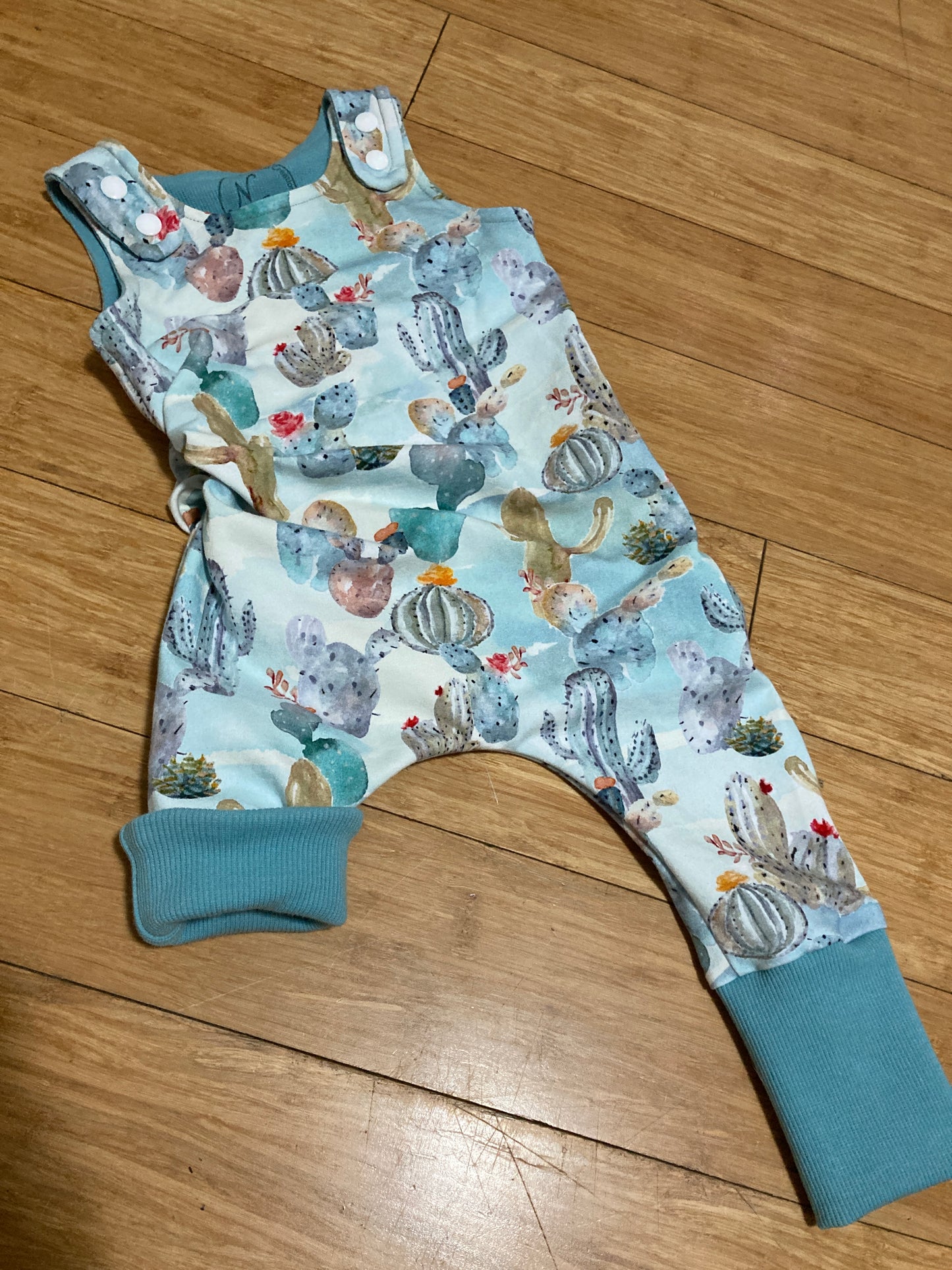 Cactus grow with me romper