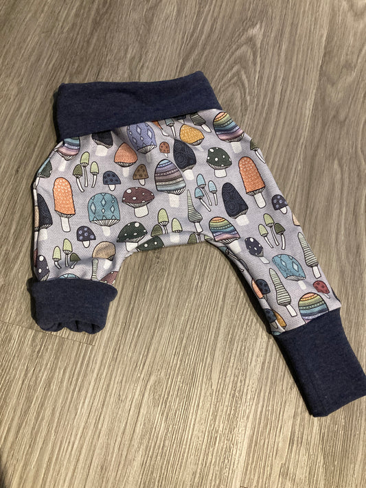 Colourful Mushrooms Grow with me pants