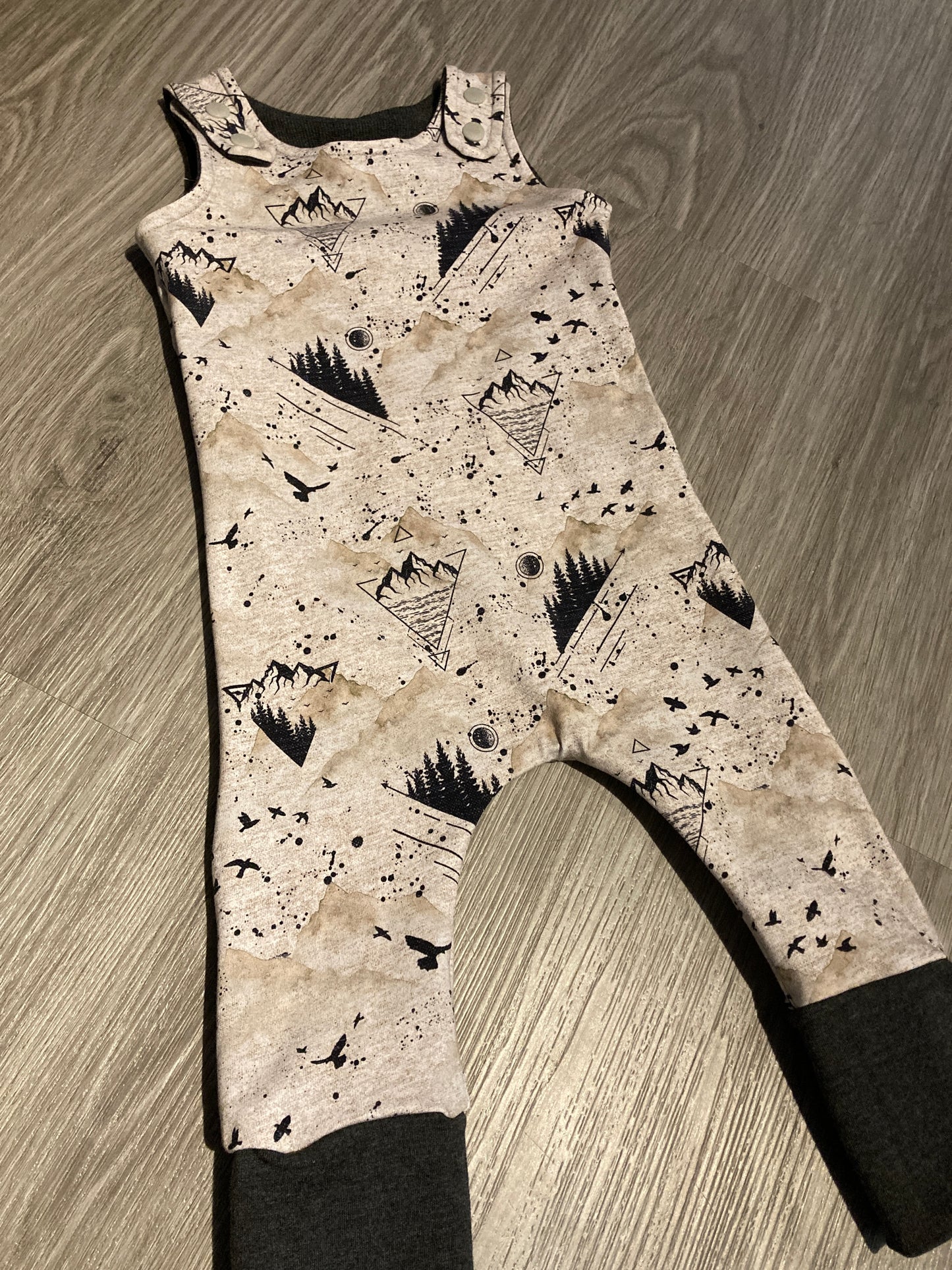 Untamed wilderness grow with me romper