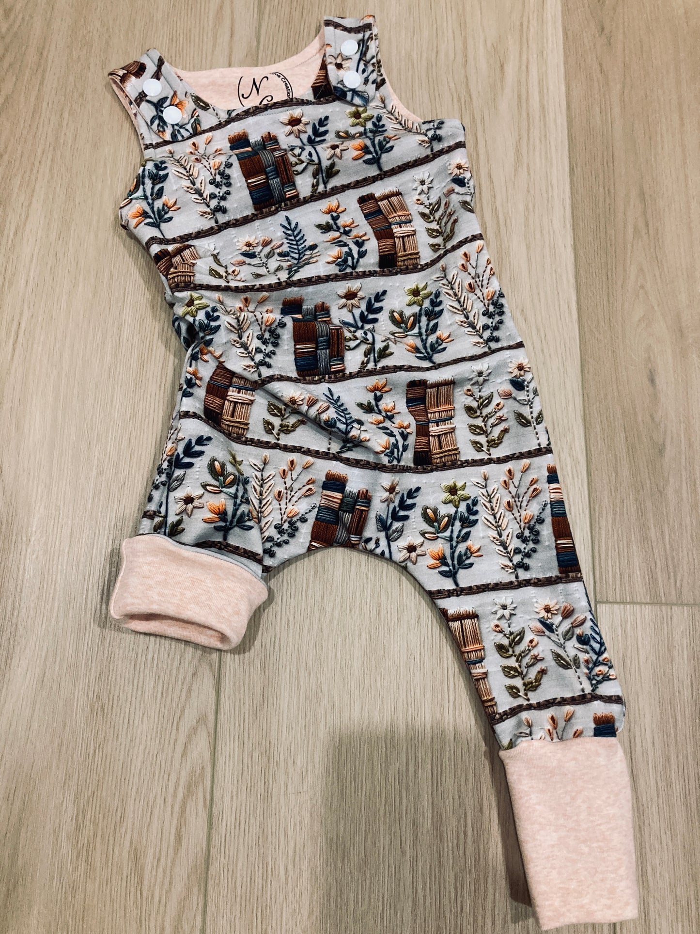 Books grow with me romper