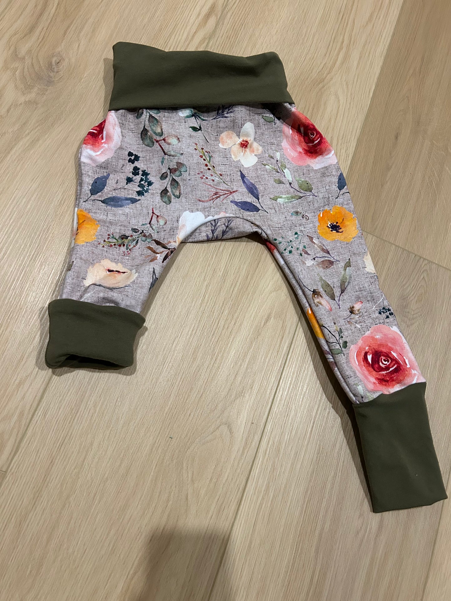Floral Grow with me pants