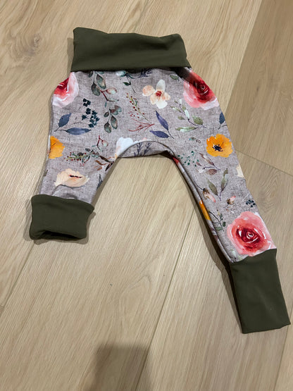 Floral Grow with me pants