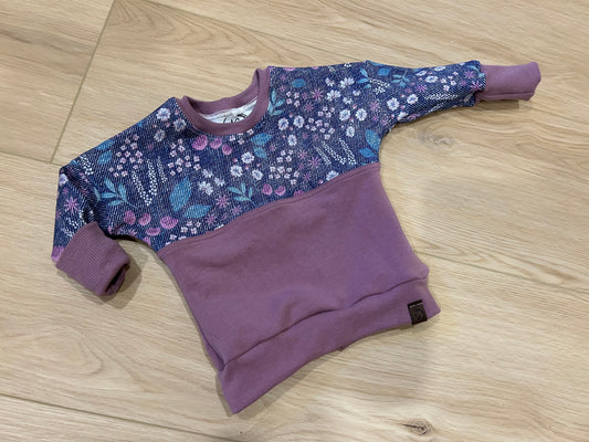 Grow with me floral dolman pullover