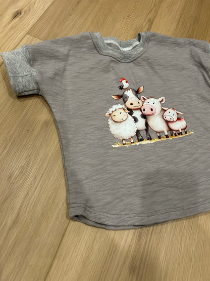 Farm Friends Grow with me dolman t-shirt