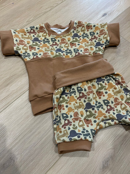 Cars grow with me dolman t-shirt and shorts set